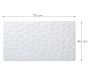 Jade Αντιολισθητικό Πατάκι 40x70cm White Sealskin 800627