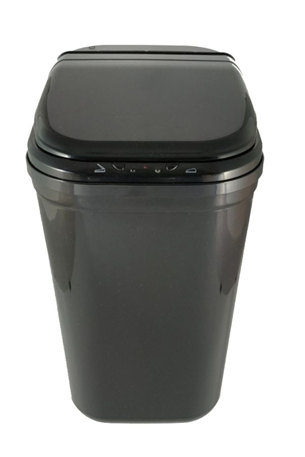 Αυτόματος Κάδος με φωτοκύτταρο 26 lt, M36*B26*Y48 cm Πλαστικό Μαύρο Cabin Plastic Dolphin EAD1126CPB