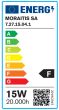 InLight E27 LED A60 15watt 3000Κ Θερμό Λευκό 7.27.15.04.1