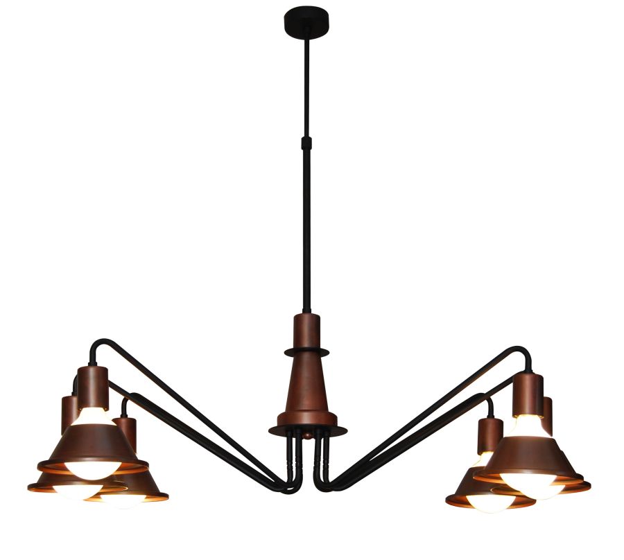 HL-3521-6 EMILY BLACK PENDANT HOMELIGHTING 77-3767