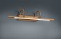 Φωτιστικό Τοίχου L48cm Led 8w 3000K 900lm Old Brass Trio Lighting Cuadro 225210104