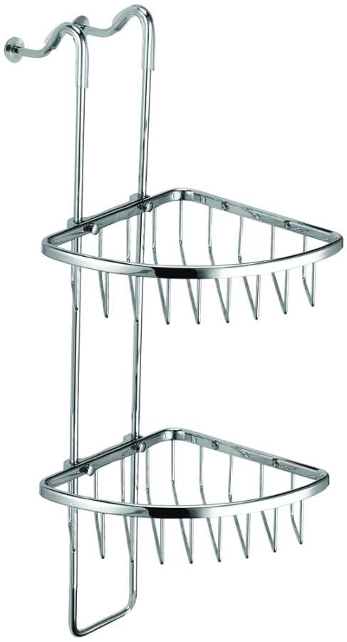 Σπογγοθήκη Κρεμαστή Διπλή Χρώμιο Bronze Art Σπογγοθήκες 16H8-10-M2