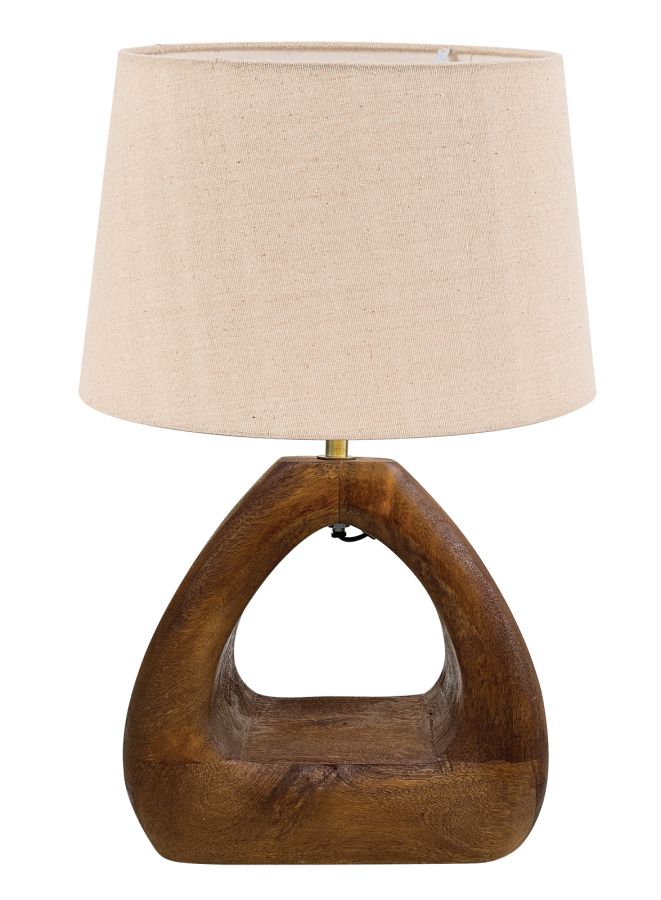 TLI 6339 40BG ΕΠΙΤΡΑΠΕΖΙΑ ΛΑΜΠΑ ΞΥΛΙΝΗ ΣΧΗΜΑ ΤΡΙΓΩΝΟ 1ΧΕ27 ARlight 02210116