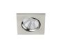 Σποτ Χωνευτό Νίκελ Ματ Τετράγωνο 8xH5cm Led 5,5w 3000K 345lm Trio Lighting Pamir 650410107