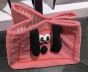 Παιδικό Κουτί Αποθήκευσης 40x29x26cm Πτυσσόμενο Φούξια Υφασμάτινο Συνθετικής Γούνας Πρόβατου Etoile LM-762B