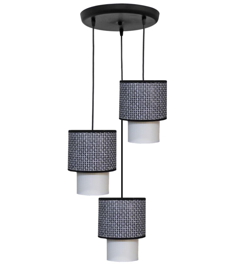 HK-10PENDEL 3L BLACK-WHITE Heronia 14-0270