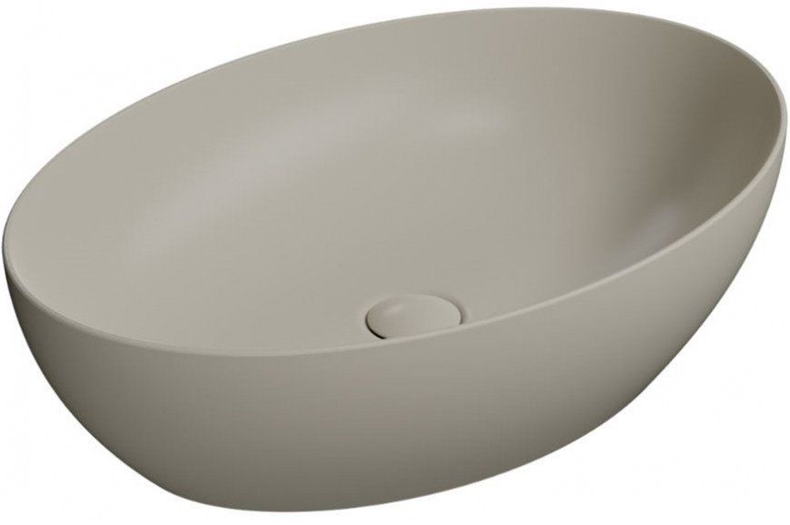 Νιπτήρας Επιτραπέζιος 60*42 εκ. Χρώμα Creta GSI Pura Color 8842-520