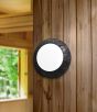 Φωτιστικό Ø35,5cm Εξ. χώρου Απλίκα Μαύρη IP66 Ε27 Fumagalli  Rita Black 1T3.000.AYE27