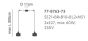 SE21-BR-10-BL2-SH2  MAGNUM BRONZE Grey Shade Pendant+ HOMELIGHTING 77-8735