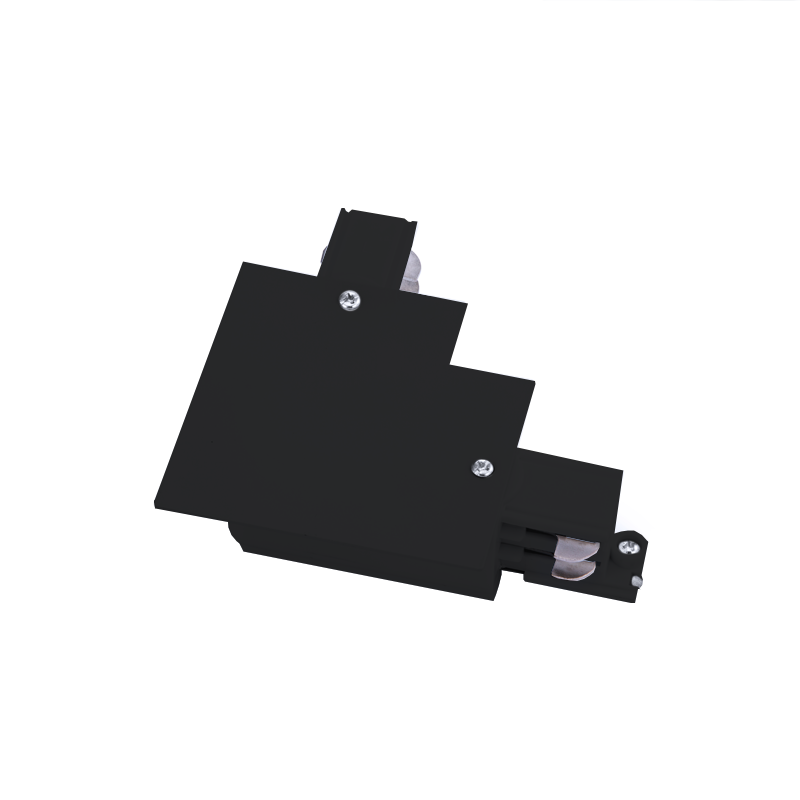 BLACK 90º CONNECTOR FOR 4 WIRE RECESSED ACA 4WRELB