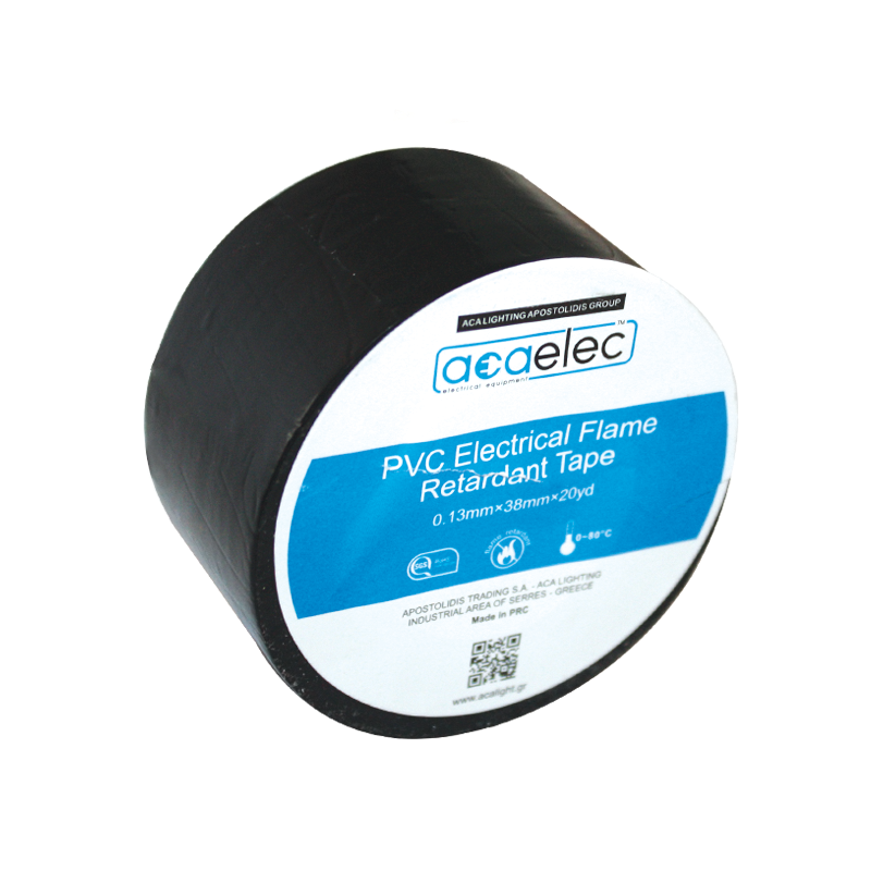 ΤΑΙΝΙΑ ΜΟΝΩΤΙΚΗ PVC ACAELEC ΜΑΥΡΗ 0.13mmx38mmx20yds ACA DY00000030