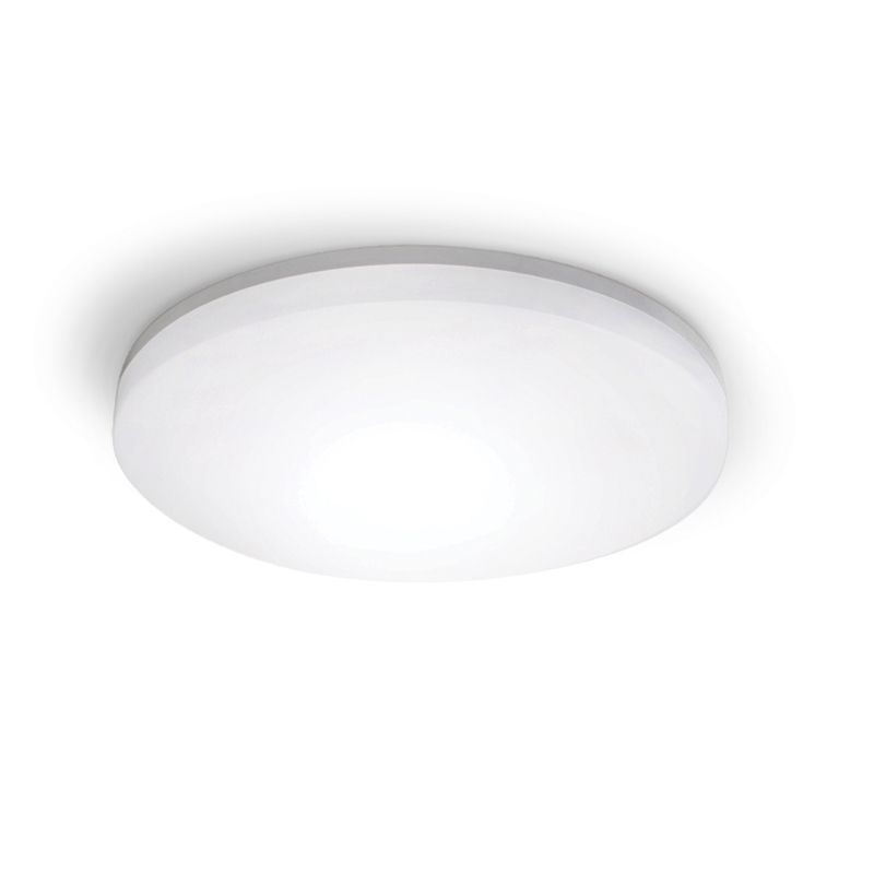 ΛΕΥΚΟ ΣΤΡΟΓΓΥΛΟ Φ/Σ LED 24W 2400Lm CCT(3000/4000/6500K) Φ280mm 120° 230V IP54 Ra80 ACA PLAFE24CCTR