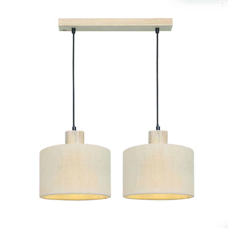 ΚΡΕΜΑΣΤΟ Φ/Σ 2ΧΕ27 CHIOS ΚΡΕΜ ΥΦΑΣΜΑ+ΞΥΛΟ 50X22XH130CM ACA TF20862PC