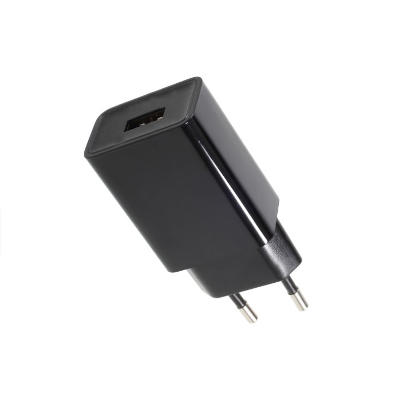 USB ADAPTOR BLACK 230VAC (0.45A) / 5VDC (1A) ACA USBPLUG