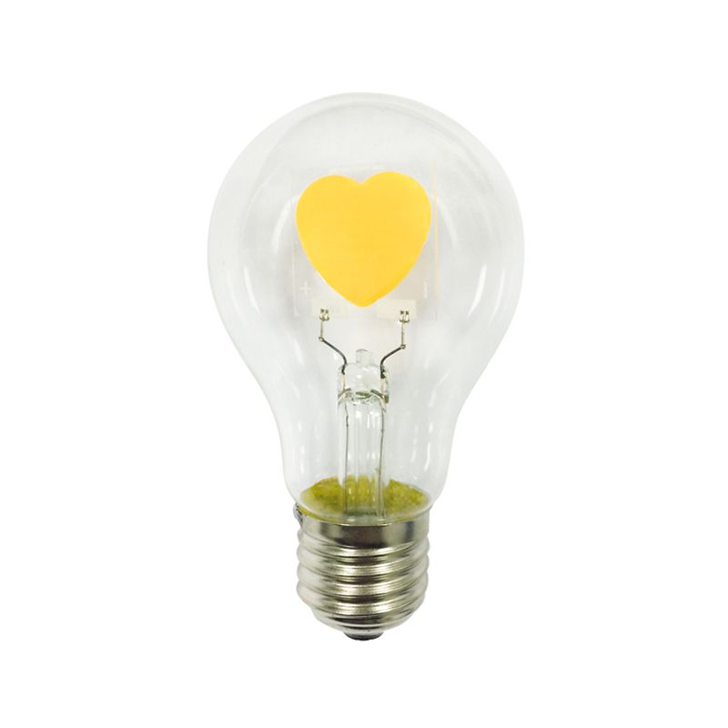 E27 A60 HEART 2W 2700K 230V AC 200LM LED COG ACA VINTAHEART