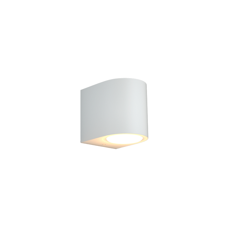 it-Lighting Powell 1xGU10 Outdoor Up or Down Wall Lamp White D:9cmx8cm 80200224