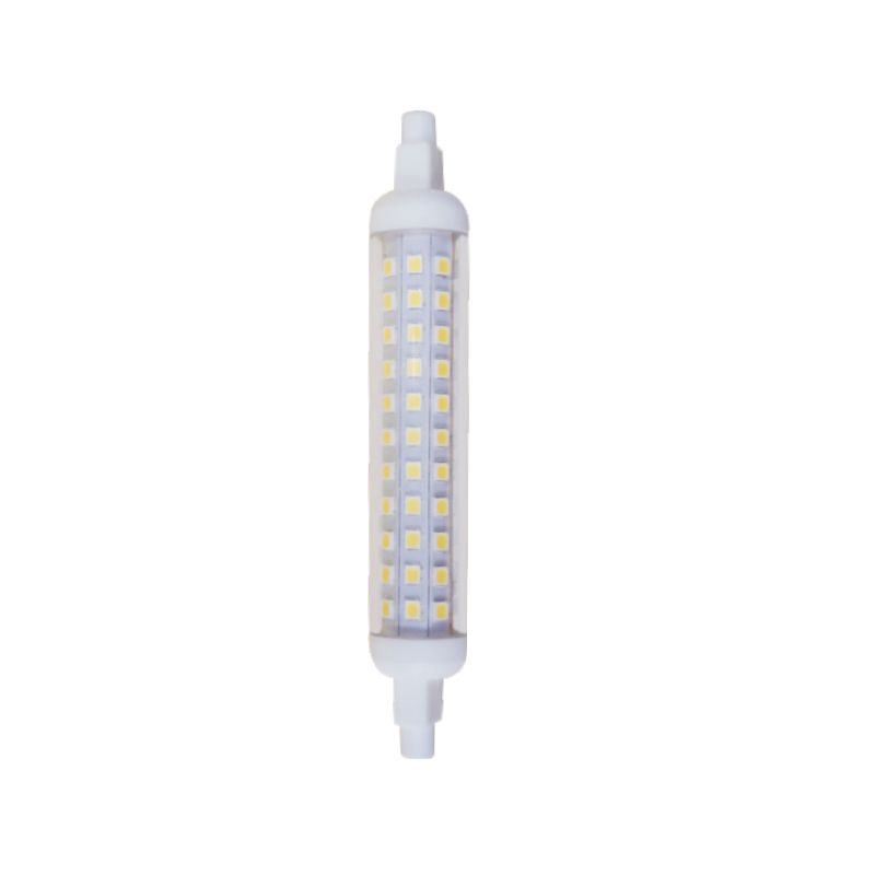 R7S LED DIM 10W 18x118mm 980Lm 3.000K 360° 230V AC 2835SMD Ra80 ACA R7S10WWDIM