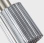SE21-NM-4-GL1-NM3 ADEPT TUBE Nickel Matt Pendant Smoked Glass+ HOMELIGHTING 77-8394