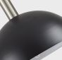 SE21-NM-4-NM6-MS40 ADEPT TUBE Nickel Matt Pendant Black Metal Shade+ HOMELIGHTING 77-8407