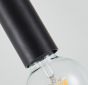 SE21-BL-4-3BL ADEPT TUBE Black Pendant+ HOMELIGHTING 77-8480