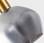 SE21-GM-4-4BL-GL2 ADEPT TUBE Gold Matt Pendant Smoked Glass+ HOMELIGHTING 77-8587