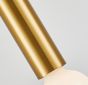 SE21-GM-4-4BL-GR1 ADEPT TUBE Gold Matt Pendant Black Metal Grid+ HOMELIGHTING 77-8623