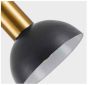 SE21-GM-4-BL6-MS3 ADEPT TUBE Gold Matt Pendant Black Metal Shade+ HOMELIGHTING 77-8646