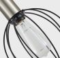 SE21-NM-4-NM1W-GR2 ADEPT TUBE Nickel Matt Wall Lamp Black Metal Grid+ HOMELIGHTING 77-8800
