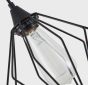 SE21-BL-B10-3BL-GR12  ADEPT FLEX Black Metal Grid Pendant+ HOMELIGHTING 77-8950