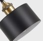 SE21-BR-10-3BL-MS123 MAGNUM FLEX Bronze Metal Pendant Black Metal Shade+ HOMELIGHTING 77-8970