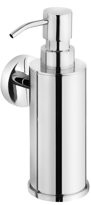 Ντισπένσερ Τοίχου Μεταλλικό Χρώμιο Bronze Art Hotel 18H7-10-N