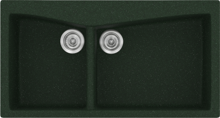 Sanitec Νεροχύτης 326 Classic 93×51 326-19-Granite-Green