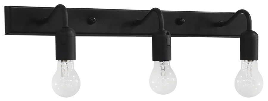 Φωτιστικό ράγα 3φωτη AS-25ΑΡ 3/L RAGA BLACK ΑΠΛΙΚΑ ΜΕΤΑΛΛΙΚΗ Heronia 31-1206