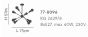 KQ 2629/8 GWEN NICKEL PENDANT Δ4 HOMELIGHTING 77-8096