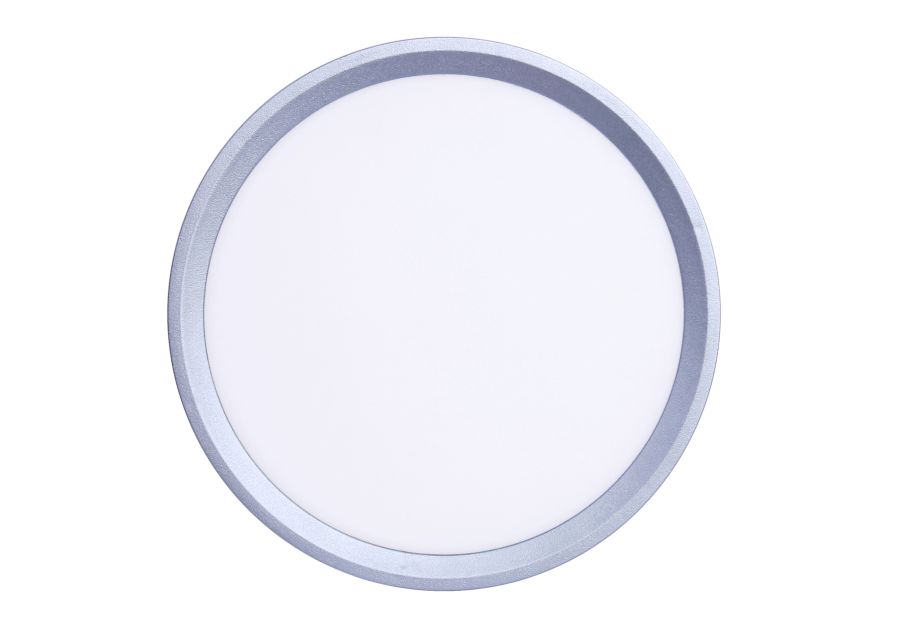 Πλαφονιέρα οροφής LED 32W 3CCT by switch on base σε ασημί απόχρωση D:40x2,5cm 42036-C-Silver