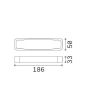STRIP LED DRIVER ON-OFF 060W 24Vdc Ideal Lux 124087