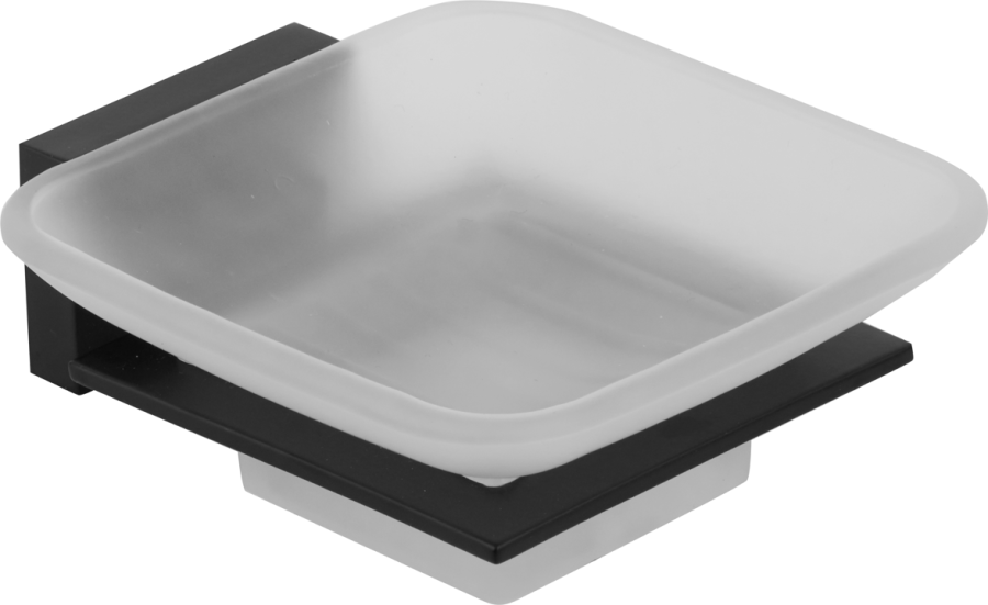 Σαπουνοθήκη Γυαλί Μαύρο Bronze Art Genesis 10G1-MM