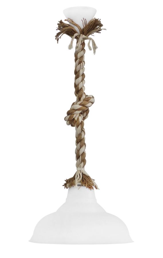 Κρεμαστό φωτιστικό PUBLIC 1L ΜΙΧ-WH ROPE Heronia 31-1174