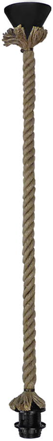 Κρεμαστό φωτιστικό E/27K ROPE RING 1L UT-BL Heronia 31-0955