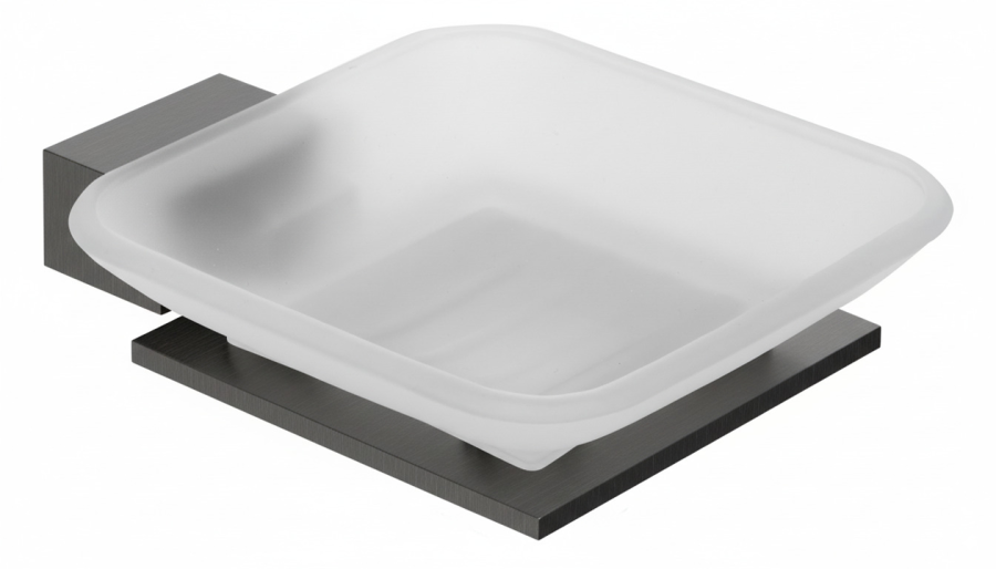 Σαπουνοθήκη Γυαλί Γραφίτης Bronze Art Shelfy 10V1-81