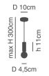SE21-GM-4-NM1W-SH3 ADEPT TUBE Gold Matt Wall Lamp Brown Fabric Shade+ HOMELIGHTING 77-8826