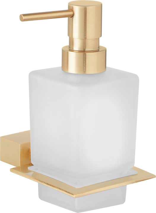 Ντισπένσερ Γυαλί Χρυσό Ματ Bronze Art Shelfy 18V1-G1