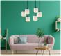 SE21-BL-B10-BL6-SH1 ADEPT PENDANT White Shade Pendant + HOMELIGHTING 77-9024