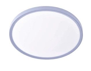 Πλαφονιέρα οροφής LED 50W 3CCT by switch on base σε ασημί απόχρωση D:60x2,5cm 42036-A-Silver