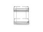 Θήκη Διπλή Παραλληλόγραμμη Χρωμέ Sanco Shower Baskets 004-A03 