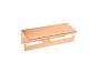 Χαρτοθήκη Διπλή με Καπάκι Sanco Monogram Rose Gold 24K 120427-A06