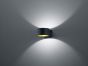 Φωτιστικό Τοίχου Μαύρο Ματ 10xH6cm LED 4,3w 430lm 3000K Trio Lighting Lacapo 223410132