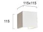 Απλίκα Κεραμική Επίτοιχη Up-Down 115x115xH115mm Λευκή Μονόφωτη 1xG9 Viokef Cube 4096900 