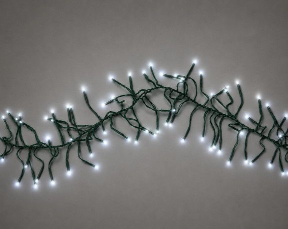 400Led Λαμπάκια Φοίνικας Ip44 ,Με Πράσινο Καλώδιο/Λευκό Λαμπάκι , 6,7 Μέτρα (Kelvin: 6.000 - 10.000) Lianos 60153