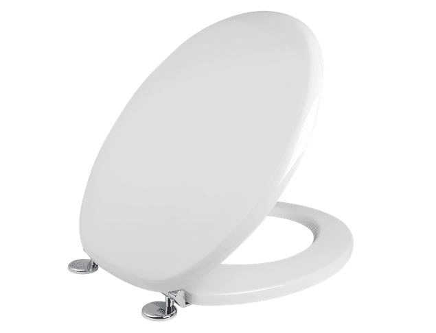 Κάλυμμα Λεκάνης WC Universal Πολυεστερικό 42,5-47,5cm Οπές 10-20cm Μεταλλικά στηρίγματα Elvit 0046 